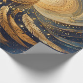 Ethereal Escapes, Golden Dreamcatcher Starshine Geschenkpapier (Ecke)