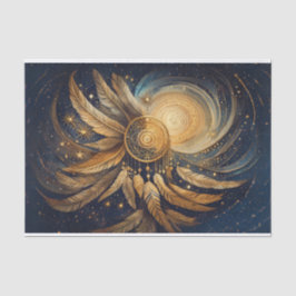 Ethereal Escapes, Golden Dreamcatcher Starshine Seidenpapier