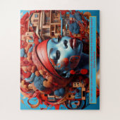 Ethereal Essence: African Dreams Portrait Motivate Puzzle (Vertikal)