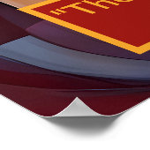 Ethereal Essence: Afrikanische Träume Portrait Mot Poster (Ecke)