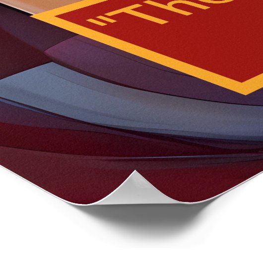 Ethereal Essence: Afrikanische Träume Portrait Mot Poster (Ecke)