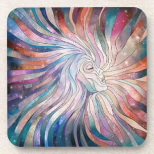 Ethereal Essence - Mosaikkunst Getränkeuntersetzer