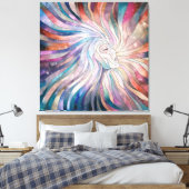 Ethereal Essence - Mosaikkunst Leinwanddruck (Insitu (Schlafzimmer))