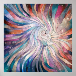 Ethereal Essence - Mosaikkunst Poster