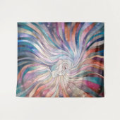 Ethereal Essence - Mosaikkunst Wandteppich (Vorderseite (Horizontal))