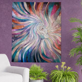 Ethereal Essence - Mosaikkunst Wandteppich