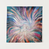 Ethereal Essence - Mosaikkunst Wandteppich (Vorderseite (Horizontal))