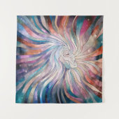 Ethereal Essence - Mosaikkunst Wandteppich (Vorderseite)