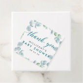 Ethereal Eucalyptus Baby Dusche Vielen Dank Geschenkanhänger (Beispiel)