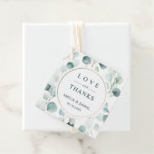 Ethereal Eukalyptus Greenerity Wedding Vielen Dank Geschenkanhänger (Beispiel)