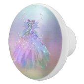 Ethereal Fairy Gown | Rainbow Ombre Pastel Sheen Keramikknauf (Rechts)