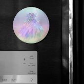 Ethereal Fairy Gown | Rainbow Ombre Pastel Sheen Magnet