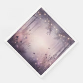 Ethereal Fairy Lights Forest Dinner Napkins Serviette (Ecke)