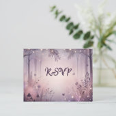 Ethereal Fairy Lights Forest UAWG Postcard Einladungspostkarte (Stehend Vorderseite)