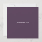 Ethereal Fairy Lights Forest Wedding Einladung (Rückseite)