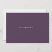 Ethereal Fairy Lights Forest Wedding Einladung (Rückseite)