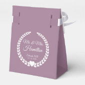 Ethereal Fairy Lights Forest Wedding Geschenkschachtel (Rückseite)