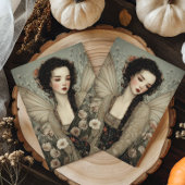 Ethereal Fairy With Wings in flower Garden Art Postkarte