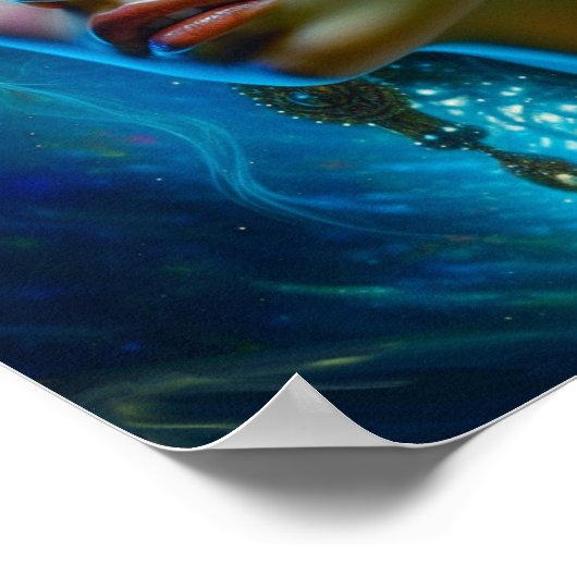 Ethereal Fantasy Art Prinzessin Warrior Beautiful Poster (Ecke)