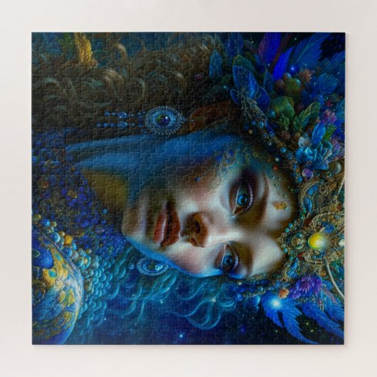 Ethereal Fantasy Art Prinzessin Warrior Mystical Puzzle (Horizontal)