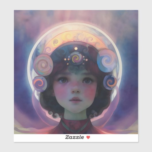 Ethereal Fantasy Celestial Kindergarten Wächter Aufkleber (Blatt)