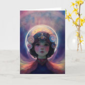 Ethereal Fantasy Celestial Kindergarten Wächter Karte (Gelbe Blume)