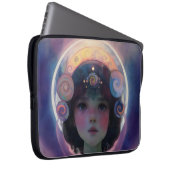 Ethereal Fantasy Celestial Kindergarten Wächter Laptopschutzhülle (Vorne Rechts)