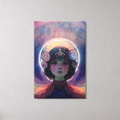 Ethereal Fantasy Celestial Kindergarten Wächter Leinwanddruck (Vorderseite)