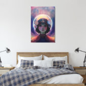 Ethereal Fantasy Celestial Kindergarten Wächter Leinwanddruck (Insitu (Schlafzimmer))