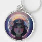 Ethereal Fantasy Celestial Kindergarten Wächter Schlüsselanhänger (Vorne)