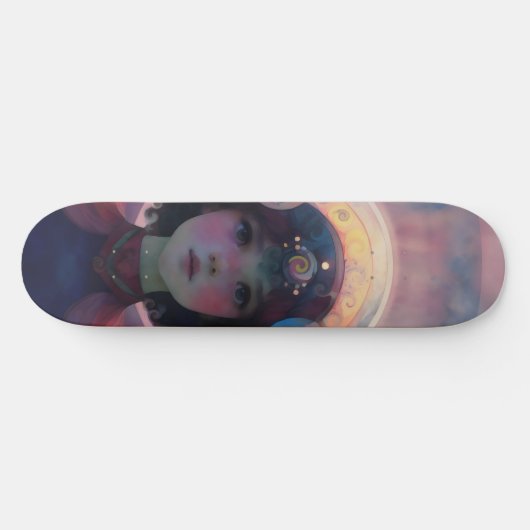 Ethereal Fantasy Celestial Kindergarten Wächter Skateboard (Horizontal)