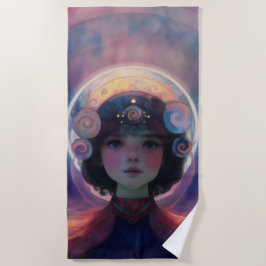 Ethereal Fantasy Celestial Kindergarten Wächter Strandtuch