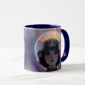 Ethereal Fantasy Celestial Kindergarten Wächter Tasse (VorderseiteRechts)