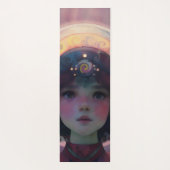 Ethereal Fantasy Celestial Kindergarten Wächter Yogamatte (Rückseite)