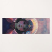 Ethereal Fantasy Celestial Kindergarten Wächter Yogamatte (Vorderseite (Horizontal))