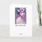 Ethereal Fantasy Fairytale | Hübsche Frauen Karte (Rückseite)