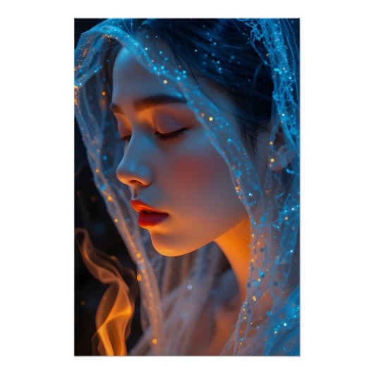 Ethereal Fantasy Portrait Poster (Vorderseite)