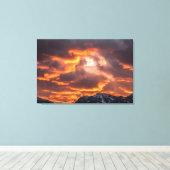 Ethereal Fire Skies Leinwanddruck (Insitu (Holzboden))