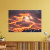 Ethereal Fire Skies Leinwanddruck (Insitu (Wohnzimmer))