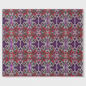 Ethereal Floral Print Geschenkpapier (Flach)
