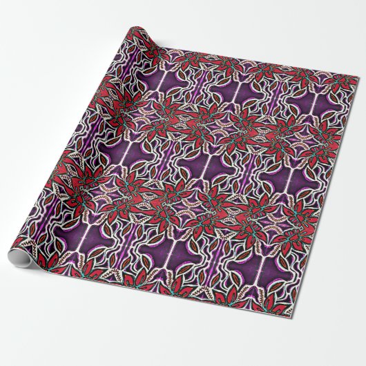 Ethereal Floral Print Geschenkpapier (Ungerollt)