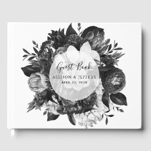 Ethereal Floral Wedding Guest Book Gästebuch