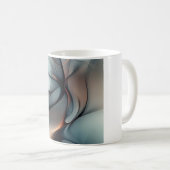 Ethereal Flow - Abstrakte Elegance-Tasse Kaffeetasse (VorderseiteRechts)