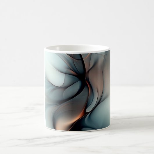 Ethereal Flow - Abstrakte Elegance-Tasse Kaffeetasse (Mittel)