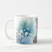 Ethereal Flower Fairy in Watercolor Dreamscape Kaffeetasse (Links)