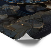 Ethereal Flüge - Butterfly Digital Art Poster (Ecke)