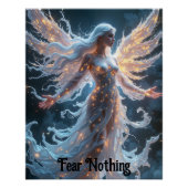 Ethereal Flügelleuchten Nymph Poster (Vorderseite)
