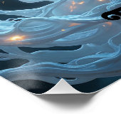 Ethereal Flügelleuchten Nymph Poster (Ecke)