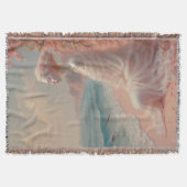 Ethereal Frau am Dreamy Beach Decke (Vorderseite)