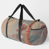 Ethereal Frau am Dreamy Beach Duffle Bag (Rechte Ecke)
